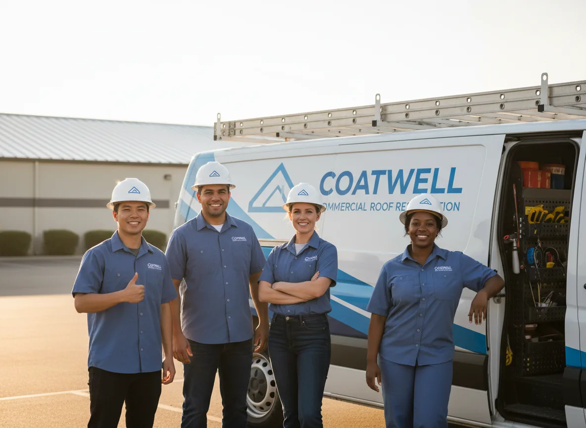 Commercial roof coating company in Glenarm, IL
